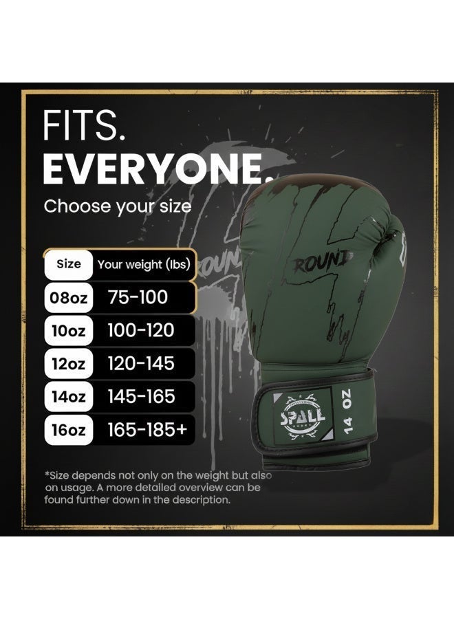 Spall Professional Boxing Gloves For Strong Punches Sparring And Kickboxing Fighting Punch Bag Workout Muay Thai And Training - Image 5